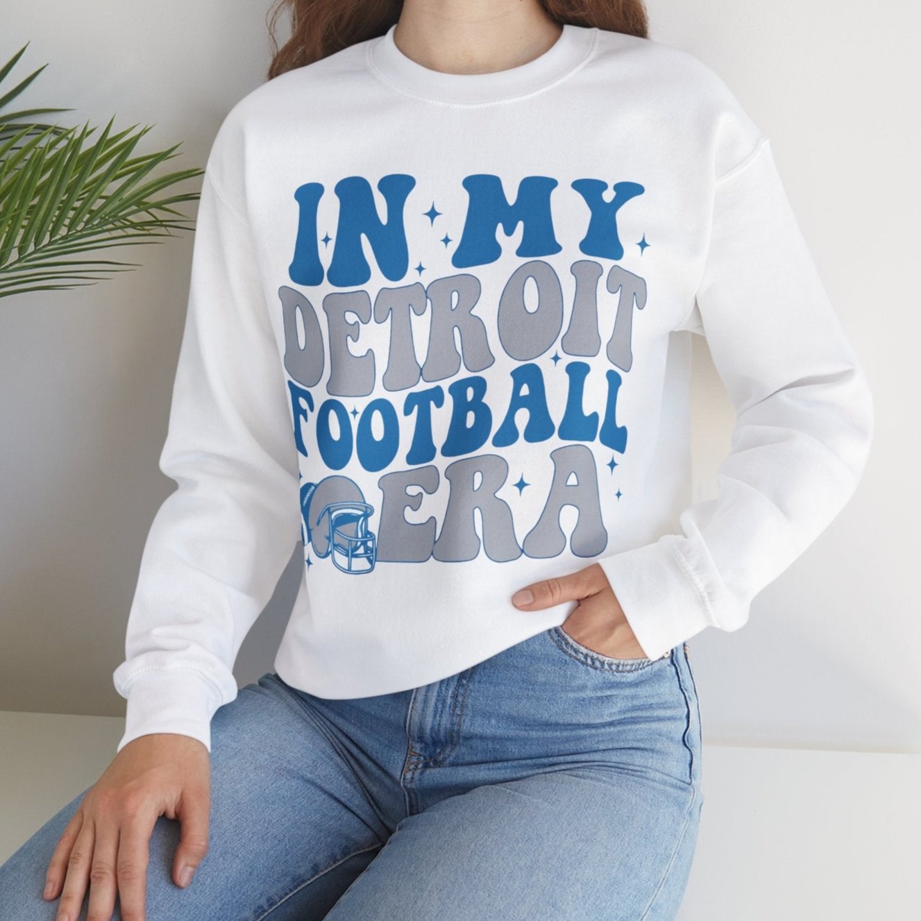 In My Detroit Football Era Crewneck