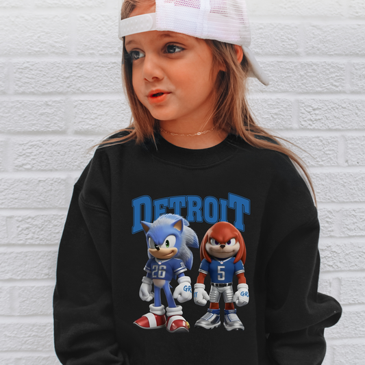 Kids Sonic and Knuckles Lions Crewneck